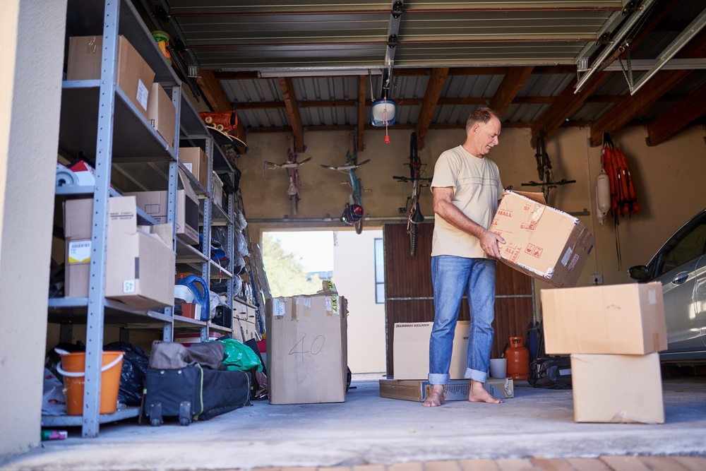 organizing a garage