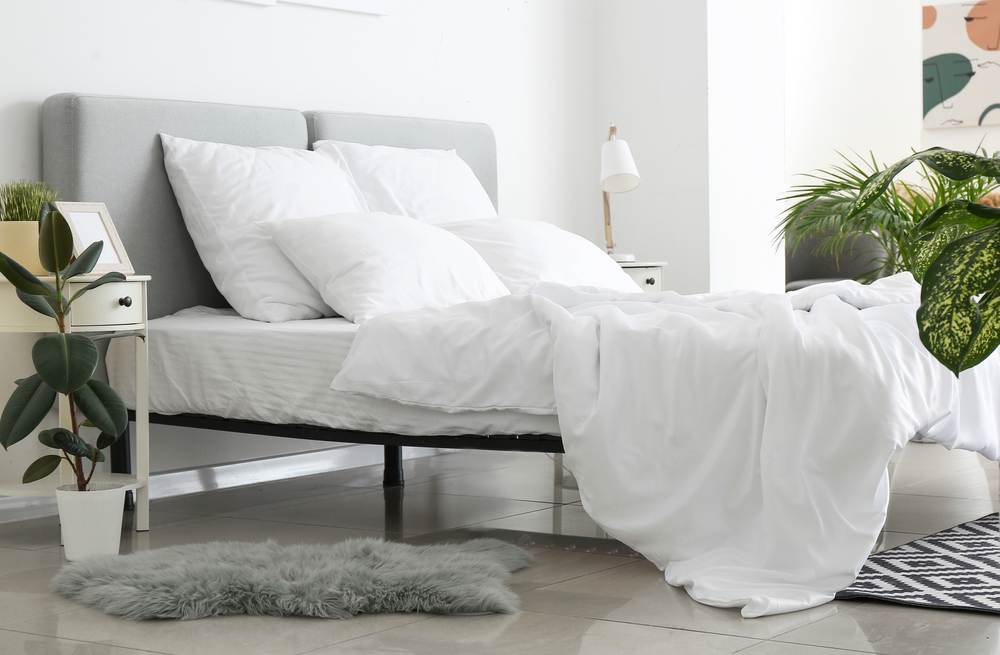 bed sheets, storage hack