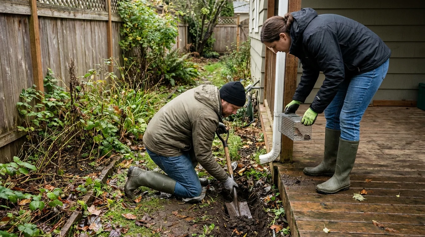 5. Address Drainage and Pest Control