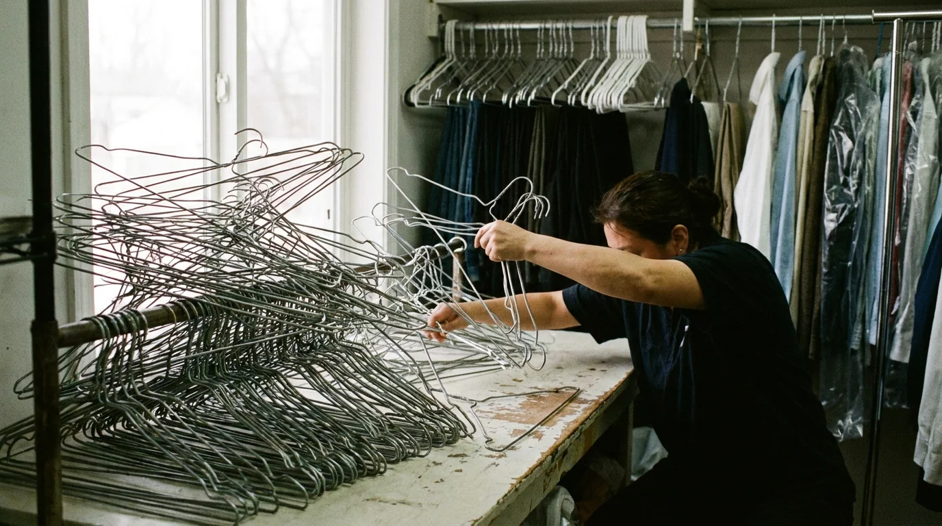 Wire Dry Cleaning Hangers