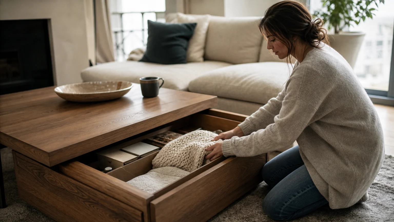 2. Select Multi-Functional Furniture with Hidden Compartments
