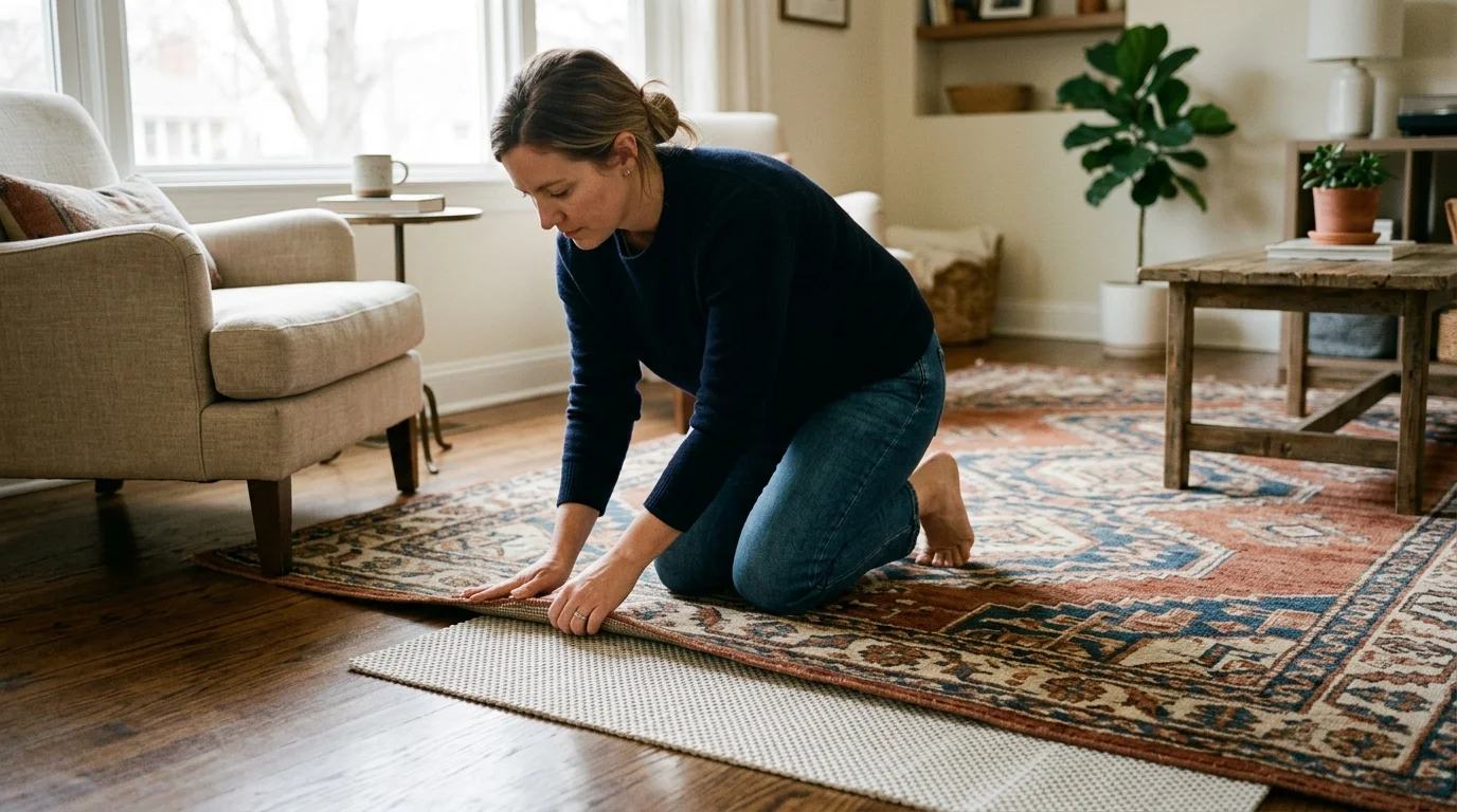 Anchor Your Rooms With Properly Secured Area Rugs