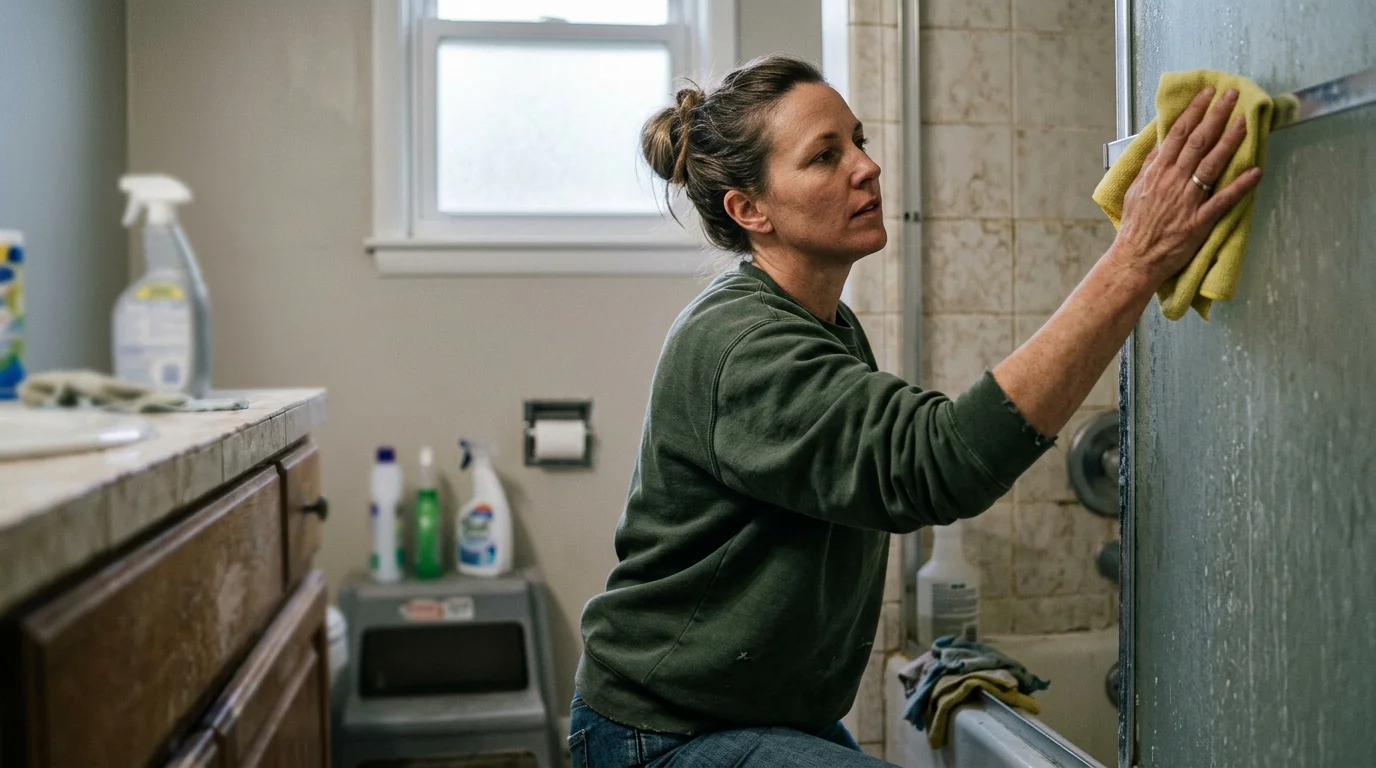 Editorial photograph illustrating: The Logic Behind Top-to-Bottom and Dry-to-Wet Cleaning