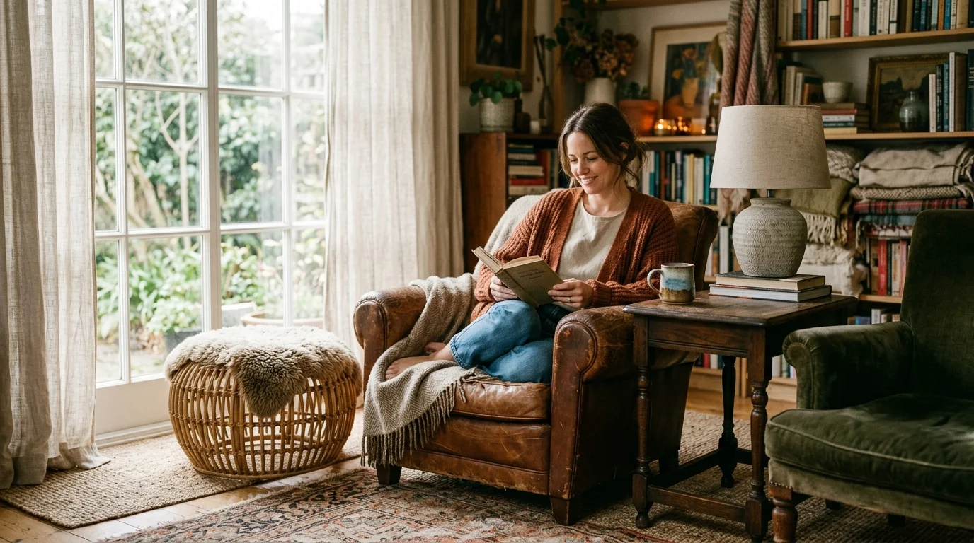 Mix Tactile Textures Rather Than Matching Furniture Sets
