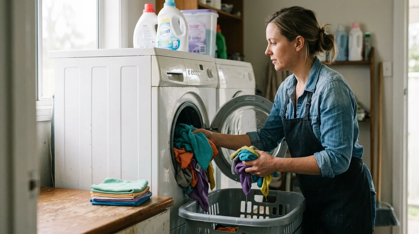 5. Microfiber Cloths: Laundering Away Their Electrostatic Charge