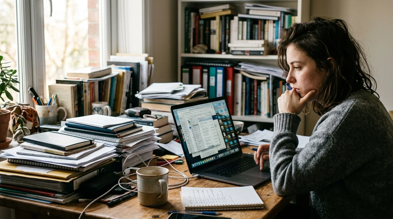 6. Digital Chaos Mirrors Your Physical Desktop
