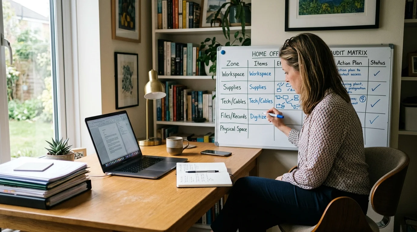 Home Office Organization Audit Matrix